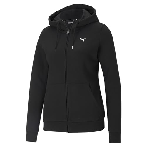 PUMA Damen Ent22 Hoody Y Sweatjacke, Black-Cat, L von PUMA