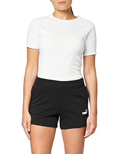 PUMA Damen Sweat Shorts Tr Hose, Cotton Black, S EU von PUMA