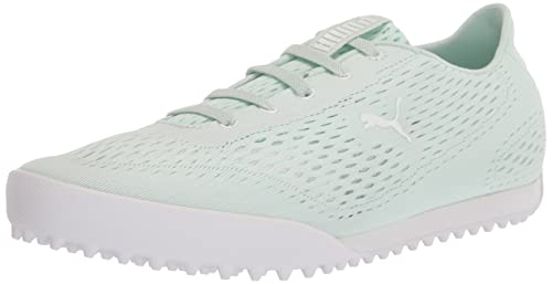 Puma Damen Monolite Fusion Slip-on Golfschuhe, Soothing Sea Weiß, 40 EU von PUMA