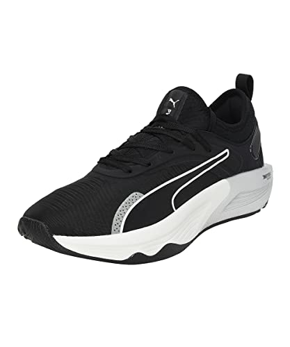 PUMA Damen Pwr Xx Nitro Wn's Gymnastikschuh, Puma Black Puma White Metallic Silver, 38.5 EU von PUMA