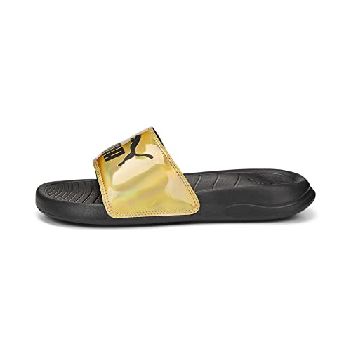 PUMA Women's Fashion Shoes POPCAT 20 WNS IRRIDESCENT Slide Sandal, IRIDESCENT-PUMA BLACK, 35.5 von PUMA