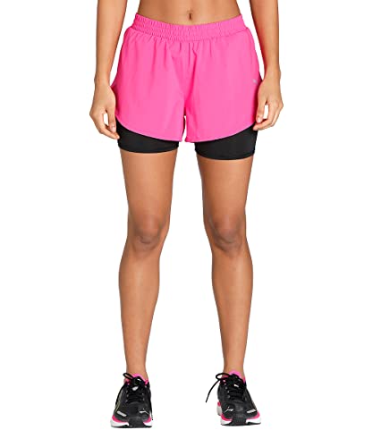 PUMA Damen Run Favourite 2-in-1 Laufshorts XLRavish Black Pink von PUMA
