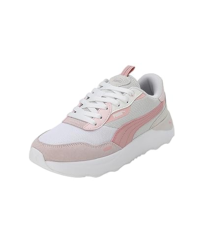 Puma Women Runtamed Platform Sneakers, Feather Gray-Future Pink-Puma White-Frosty Pink-Warm White, 41 EU von PUMA