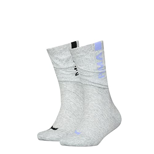 PUMA Damen Slouch Sock Hosiery, Grey Mélange / Elektro, 35-38 EU PUMA Damen Slouch Sock Hosiery, Grey Mélange / Elektro, 35-38 EU von PUMA