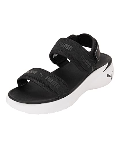 PUMA Damen Sportie Sandal WNS fußballschuhe, Schwarz, 39 EU von PUMA