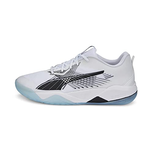 PUMA Eliminate Power Nitro II Hallen-Sportschuhe, White-Black-Nitro Blue, 51 EU von PUMA