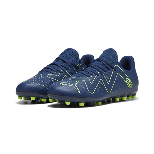 PUMA Future Play Mg Jr Fussballschuh, Persian Blue Pro Green, 34 EU von PUMA