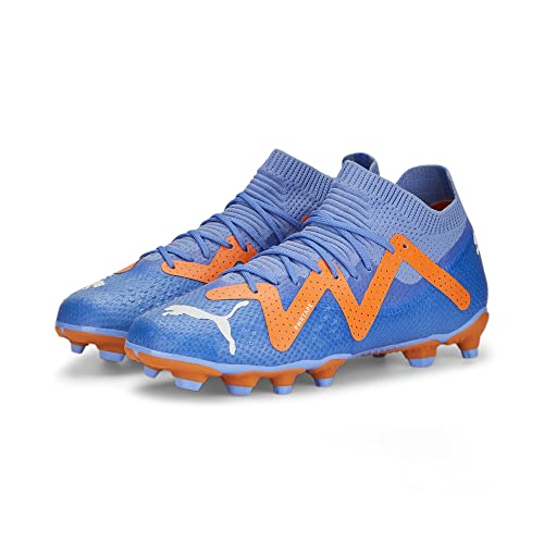 PUMA Future Pro Fg/Ag Jr Fussballschuh, Blue Glimmer White Ultra Orange, 30 EU von PUMA