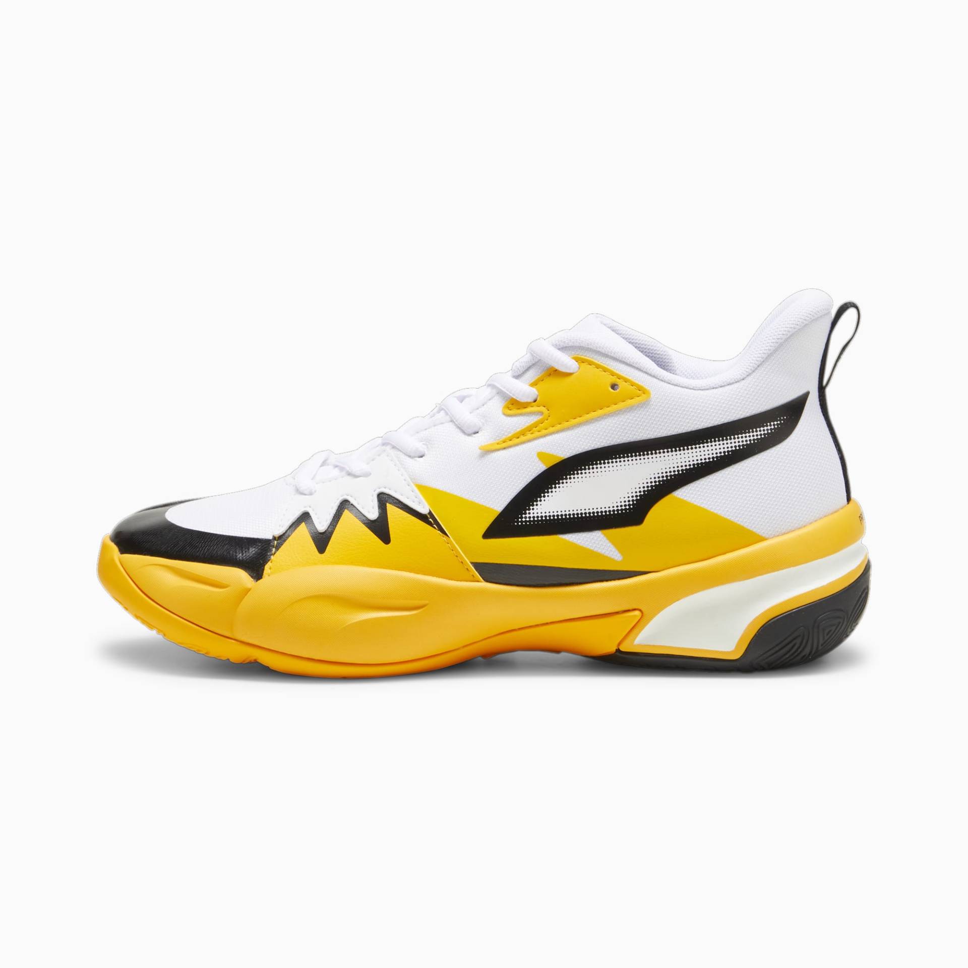 PUMA Genetics Basketballschuhe Für Damen, Weiß/Gelb, Größe: 51, Schuhe von PUMA