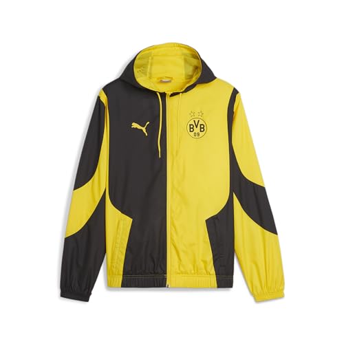 PUMA Herren Borussia Dortmund Pre-match-Jacke XXLCyber Yellow Black von PUMA