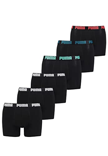 PUMA Herren Cat Boxer Shorts Everyday Unterhose Pant Unterwäsche 6 er Pack, Farbe:Black Combo, Bekleidungsgröße:XL von PUMA