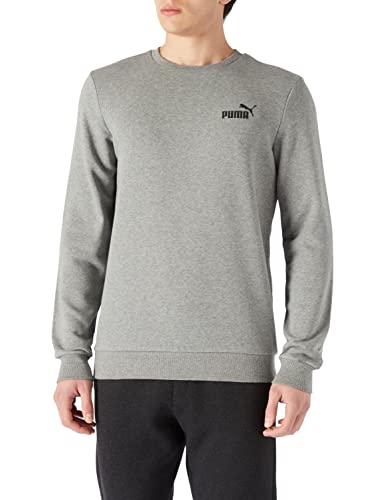 PUMA Herren Essentials Small Logo Sweatshirt 3XLMedium Gray Heather von PUMA