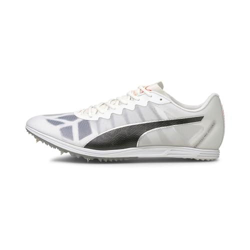 PUMA Herren Evospeed Mid-Distance Leichtathletik-Schuh, White Black-Lava Blast, 42.5 EU von PUMA