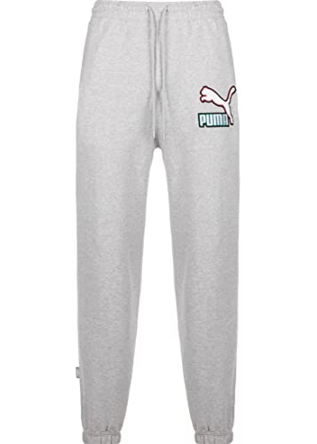 PUMA Herren Fandom Sweatpants Tr Jogginghose, hellgrau Heather, XL PUMA Herren Fandom Sweatpants Tr Jogginghose, hellgrau Heather, XL von PUMA