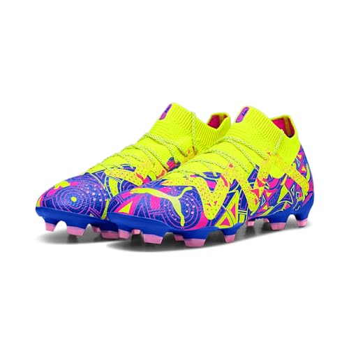 PUMA Herren Future Ultimate Energy FG/AG Fußballschuhe 39Ultra Blue Yellow Alert Luminous Pink von PUMA