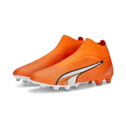 PUMA Men's Sport Shoes ULTRA MATCH+ LL FG/AG Soccer Shoes, ULTRA ORANGE-PUMA WHITE-BLUE GLIMMER, 44 von PUMA