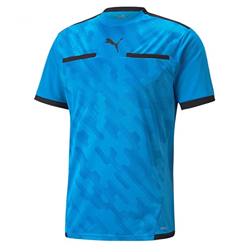 PUMA Herren Teamliga Schiedsrichtertrikot Schiedsrichter-Shirt, Bleu Azur Schwarz, S von PUMA