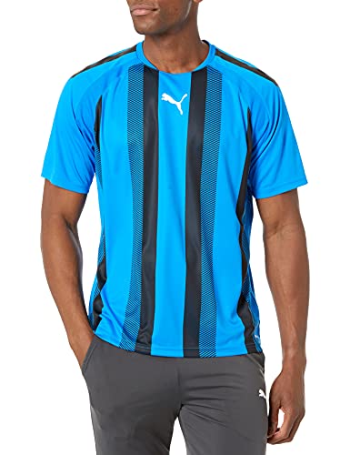 PUMA Herren Teamliga Trikot T-Shirt, Electric Blue Lemonade/Schwarz/Weiß, Mittel von PUMA