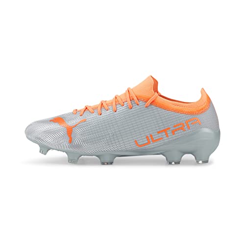 PUMA Herren Ultra 2.4 FG/AG Fussballschuh, Diamond Silver-Neon Citrus, 46.5 EU von PUMA