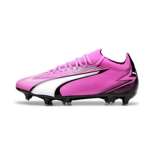 Puma Men Ultra Match Mxsg Soccer Shoes, Poison Pink-Puma White-Puma Black, 46.5 EU von PUMA