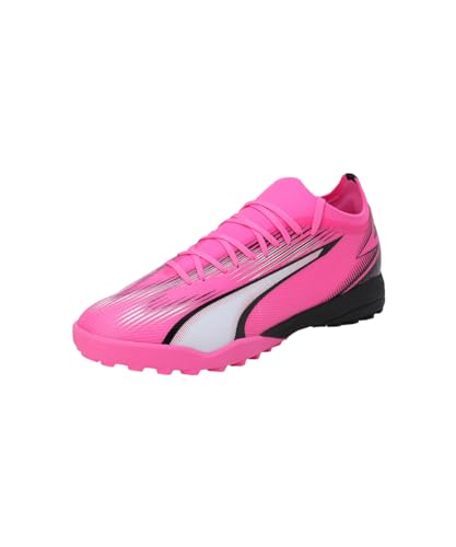 Puma Men Ultra Match Tt Soccer Shoes, Poison Pink-Puma White-Puma Black, 38.5 EU von PUMA