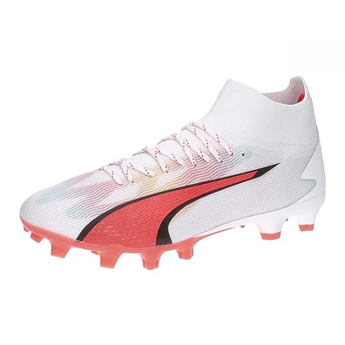 PUMA Herren Ultra PRO FG/AG Fussballschuh, White Black-FIRE Orchid, 45 EU von PUMA