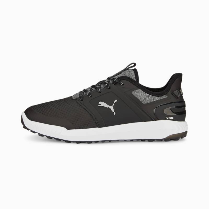 PUMA IGNITE ELEVATE Golfschuhe Herren, Schwarz/Silber, Größe: 40, Kleidung von PUMA