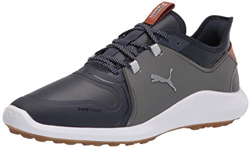 PUMA Herren Ignite Fasten8 Pro Golfschuh, Navy Blazer Silver Silent Shade, 42 EU von PUMA