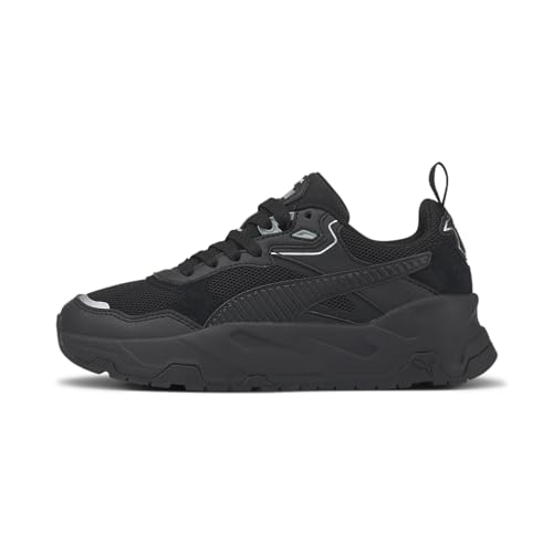 PUMA Jugendliche Trinity Schuhe 37.5Black Silver Metallic von PUMA