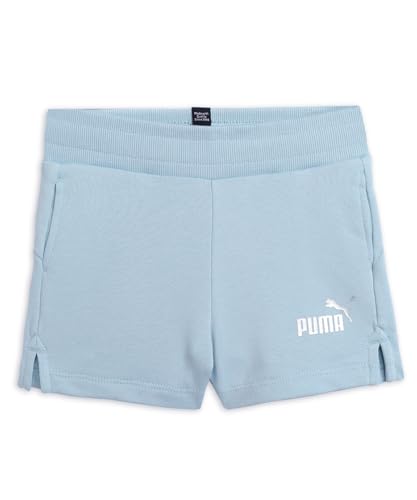 PUMA Mädchen ESS+ Gestrickte Shorts, Turquoise Surf, 140 EU von PUMA