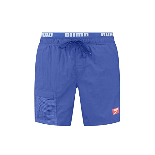 PUMA Herren Utility Mid Shorts, Benjamin Blue, S von PUMA