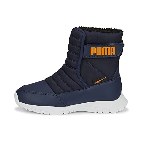 PUMA Nieve Boot WTR AC PS Sneaker, Peacoat-Vibrant Orange, 28 EU von PUMA