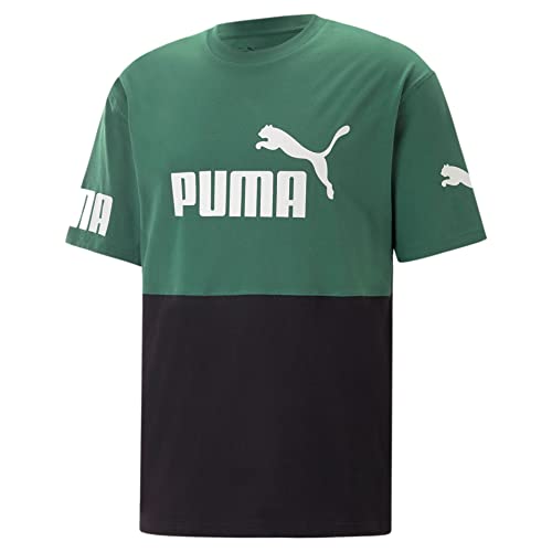 PUMA Power Colorblock T-Shirt (Vine, M) von PUMA