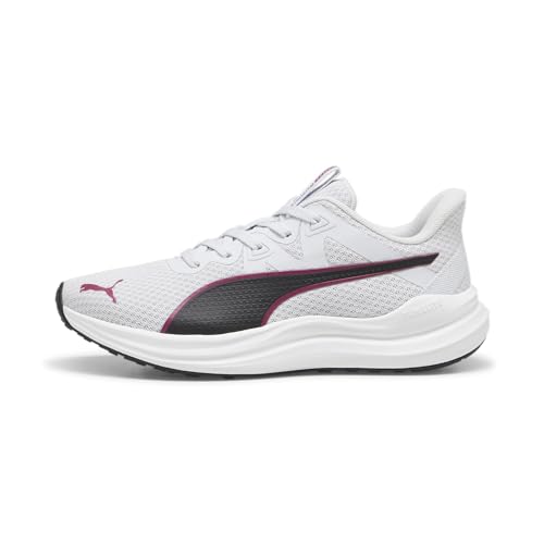 PUMA Reflect Lite Jr Sneaker, Silver Mist Black-Magenta Gleam, 38 EU von PUMA