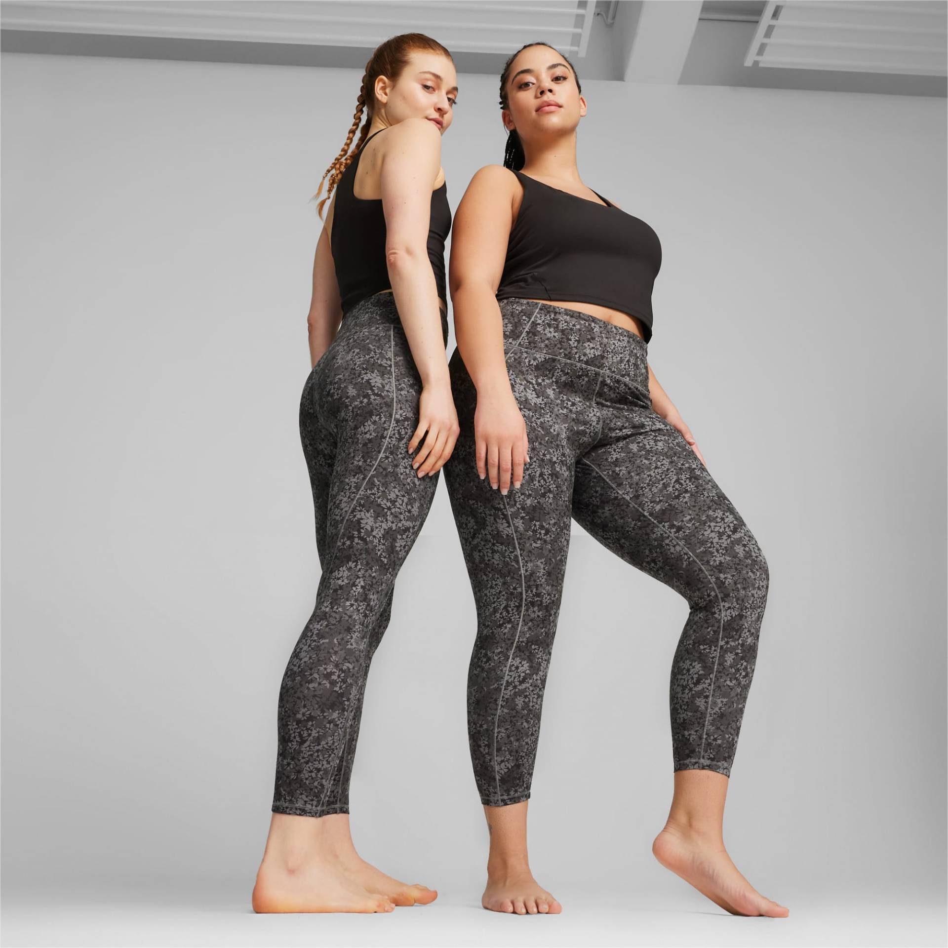 PUMA STUDIO FOUNDATION Trainings-Leggings Damen, Schwarz, Größe: M, Kleidung von PUMA