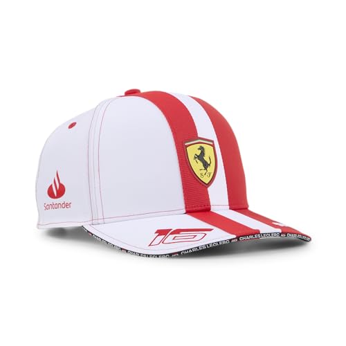 PUMA Scuderia Ferrari - 2024 Sonderausgabe Charles Leclerc Kinder Kappe - Unisex - Rosso Corsa - Kinder Einheitsgröße von PUMA