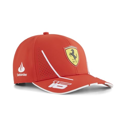 PUMA Scuderia Ferrari Kinder 2024 Charles Leclerc Kappe Brennt rot Einheitsgröße von PUMA