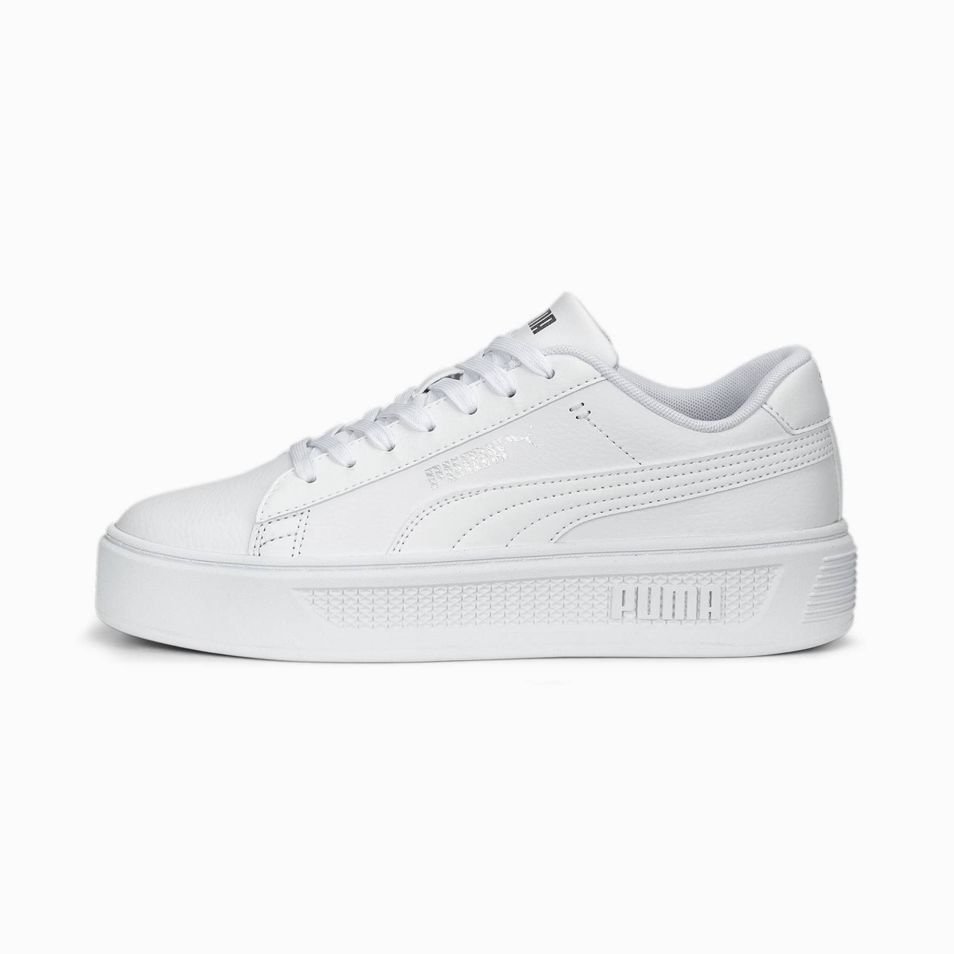 PUMA Smash Platform v3 Sneakers Damen Schuhe, Weiß, Größe: 35.5, Schuhe von PUMA