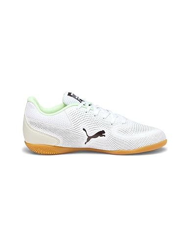 PUMA Trick Iii Jr Leichtathletik-Schuh, Weiß Schwarz/Team Silber, 37 EU von PUMA