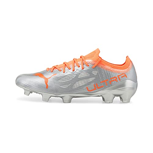 PUMA Ultra 1.4 FG/AG Fußballschuh Silber/Neonorange, 11.5 UK - 46.5 EU von PUMA