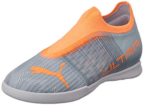 PUMA Ultra 3.4 IT Jr Fussballschuh, Diamond Silver-Neon Citrus, 32 EU von PUMA