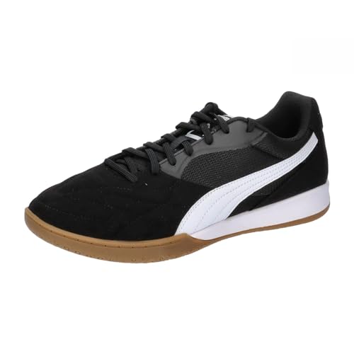 PUMA Unisex King Top It Fußballschuhe, Puma Black Puma White Puma Gold, 37 EU von PUMA