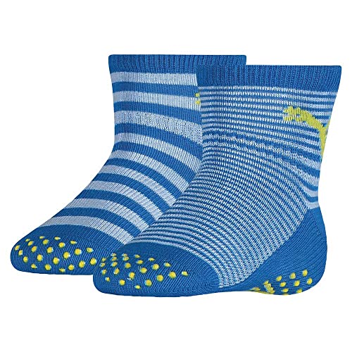 Puma Baby Classic Socken, Blau/Grün, 23/26 (2er Pack) von PUMA