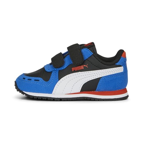 PUMA Unisex Baby Cabana Racer SL 20 V INF Sneaker, Black White-Victoria Blue, 21 EU von PUMA