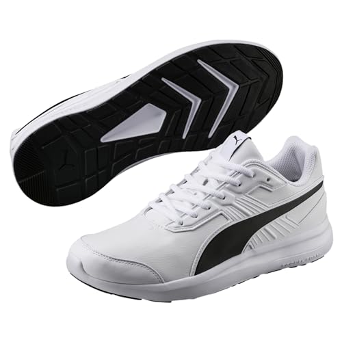 PUMA Unisex-Erwachsene Escaper Sl Sneaker, Weiß White Black 10 von PUMA