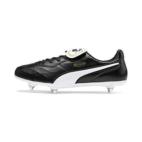 PUMA Unisex King Top SG Botas de fútbol, Black White, 40 EU von PUMA