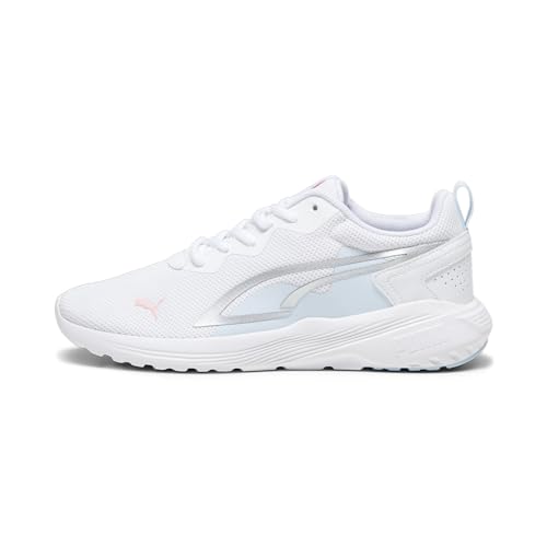 PUMA Unisex Ganztägig aktiv Sneaker, White Silver ICY Blue, 38.5 EU von PUMA