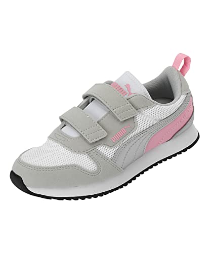 PUMA Unisex-Kind Puma R78 Jr Basket, White Silver Pink Perfect, 36 EU von PUMA