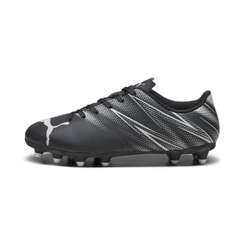 PUMA Unisex Kinder Attacanto Fg/Ag Jr Fußballschuhe, Puma Black Silver Mist, 31 EU von PUMA