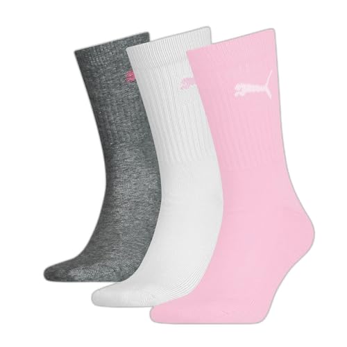 PUMA Unisex Kinder Crew Socken, Rose Water, 31-34 EU von PUMA